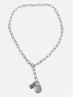 Vase 2way necklace  / silver