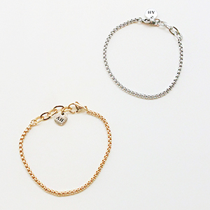 [CAPSULE] Box chain Bracelet [2color]