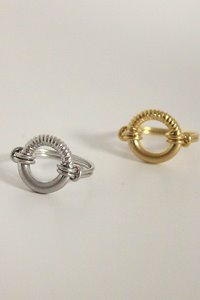 [리퍼브50%] Open circle Ring [2color]