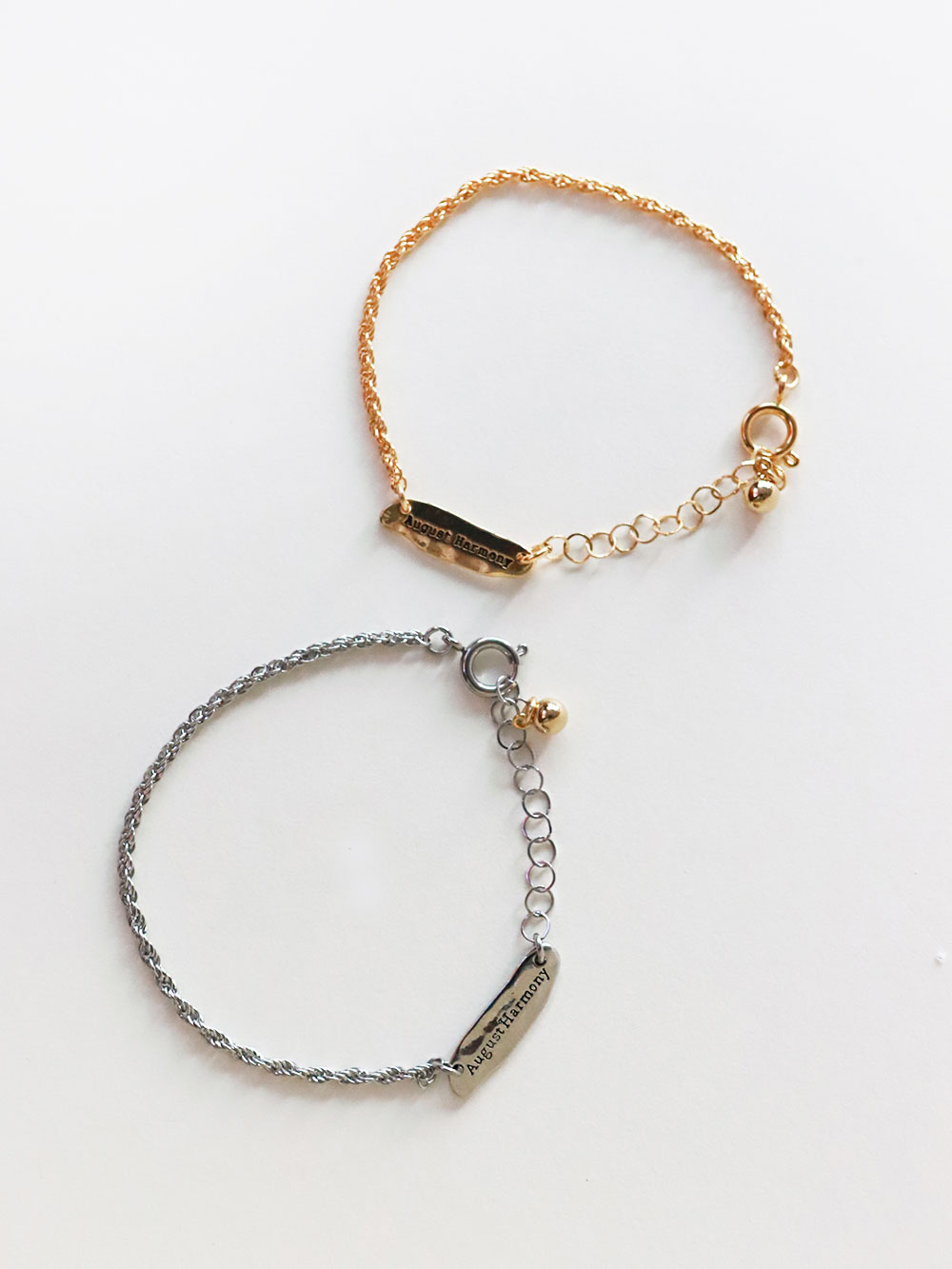 Thin Basket chain Bracelet
